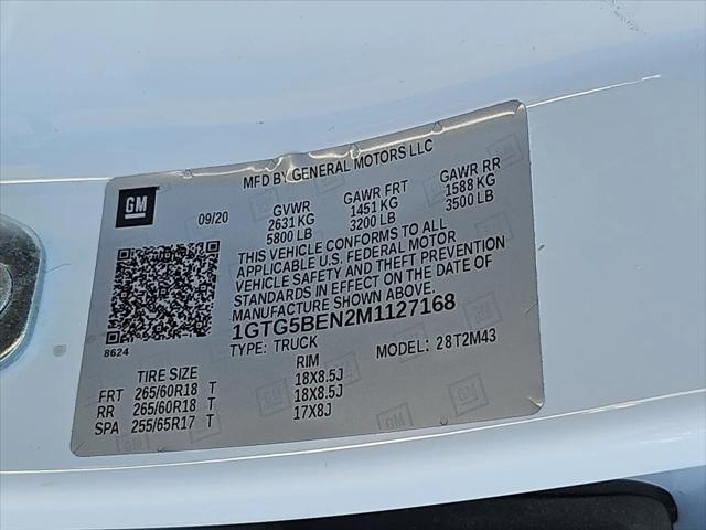 2021 GMC Canyon 2WD Crew Cab Short Box Elevation Standard