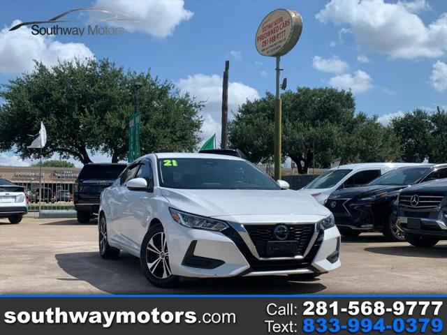 2021 Nissan Sentra SV Xtronic CVT for sale in Houston, TX