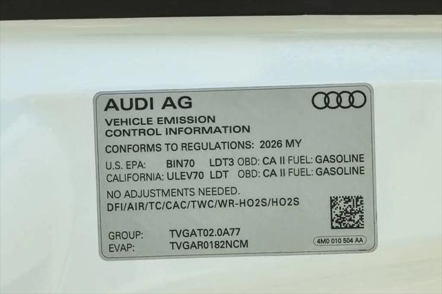 2026 Audi Q7 Premium 45 TFSI quattro tiptronic
