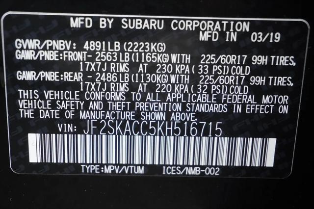 2019 Subaru Forester 2.5i