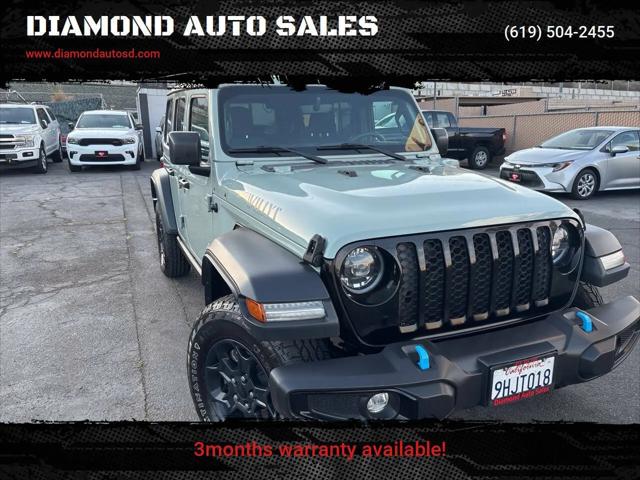 2023 Jeep Wrangler 4xe 4x4 for sale in El Cajon, CA