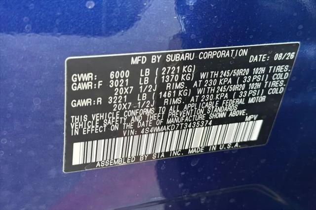 2026 Subaru Ascent Touring 7-Passenger