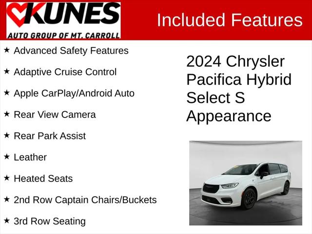 2024 Chrysler Pacifica Hybrid S Appearance Pkg