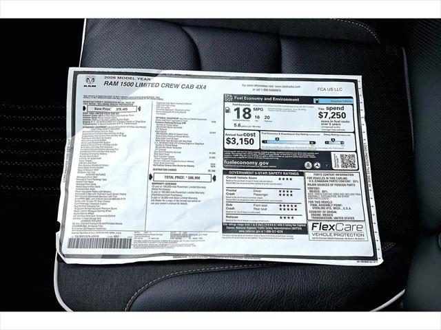 2026 Ram 1500 Limited Crew Cab 4x4 57 Box