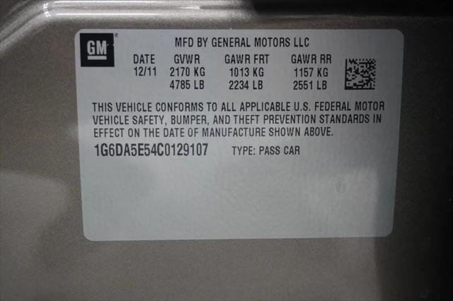 2012 Cadillac CTS Standard