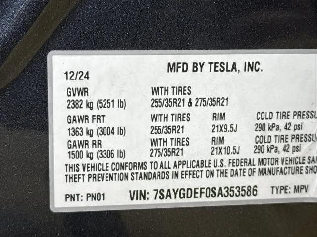2025 Tesla Model Y Performance Dual Motor All-Wheel Drive