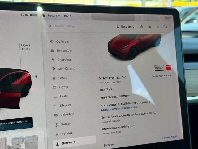 2021 Tesla Model Y Standard Range Rear-Wheel Drive
