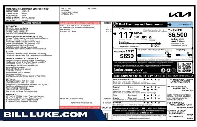 2024 Kia EV6 Light Long Range for sale in Phoenix, AZ