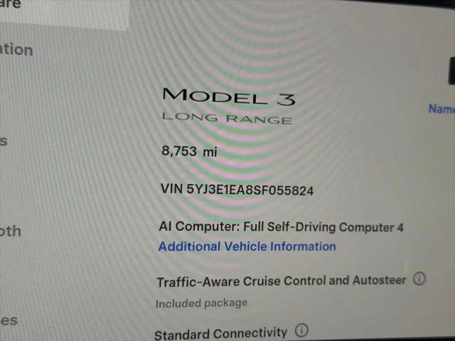 2025 Tesla Model 3 Long Range Rear-Wheel Drive