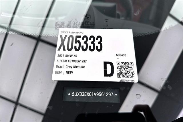 2027 BMW X6 xDrive40i