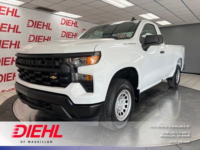 2024 Chevrolet Silverado 1500 4WD Regular Cab Long Bed WT for sale in Massillon, OH