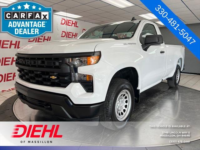 2024 Chevrolet Silverado 1500 4WD Regular Cab Long Bed WT for sale in Massillon, OH