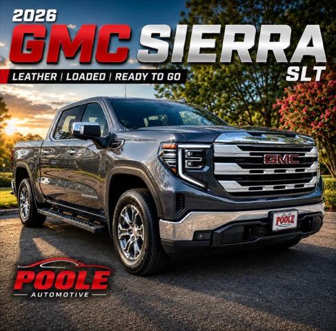 2026 GMC Sierra 1500 Crew Cab, Short Bed, SLT, 4WD for sale in Laurinburg, NC