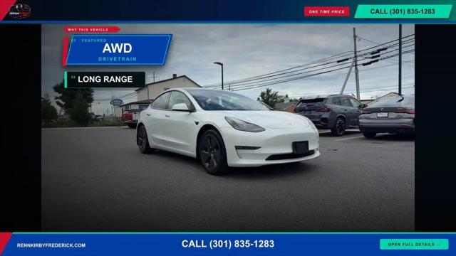 2022 Tesla Model 3 Long Range Dual Motor All-Wheel Drive for sale in Frederick, MD