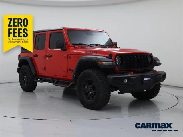 2025 Jeep Wrangler 4-Door Willys 4x4 for sale in Austin, TX