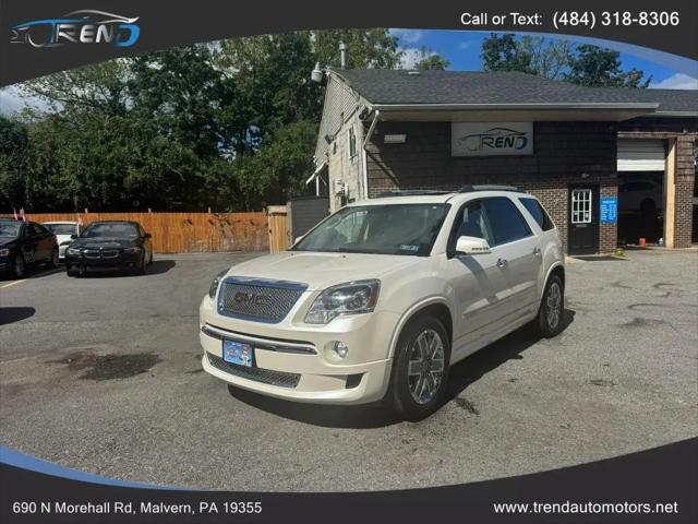 2012 GMC Acadia Denali for sale in Malvern, PA