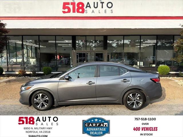 2021 Nissan Sentra SV Xtronic CVT for sale in Norfolk, VA