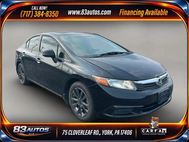 2012 Honda Civic EX for sale in York, PA