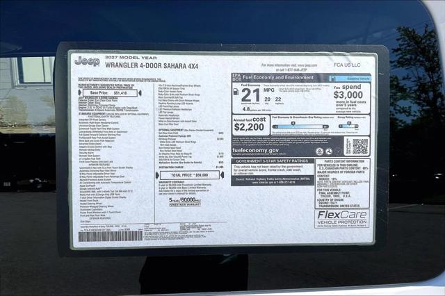 New 2027 Earl Clear-Coat Paint Jeep Sahara image 37