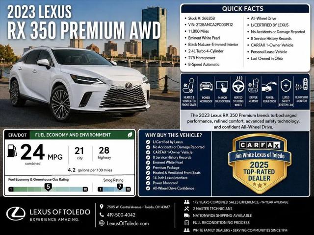 2023 Lexus RX 350 Premium for sale in Toledo, OH