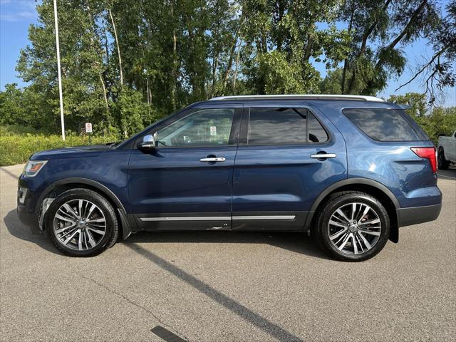 Used 2016 Ford Explorer Platinum with VIN 1FM5K8HT2GGC32254 for sale in Jackson, MI