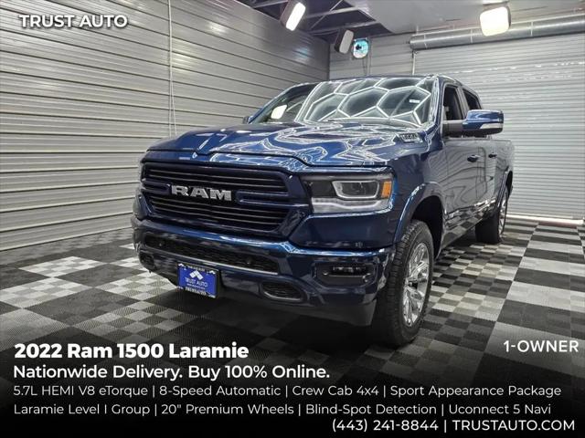 2022 Ram 1500 Laramie Crew Cab 4x4 6'4" Box for sale in Sykesville, MD