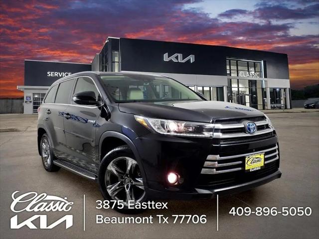 2018 Toyota Highlander Hybrid Limited Platinum for sale in Beaumont, TX