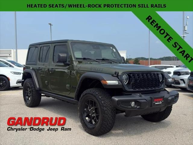 2024 Jeep Wrangler 4-Door Willys 4x4 for sale in Green Bay, WI