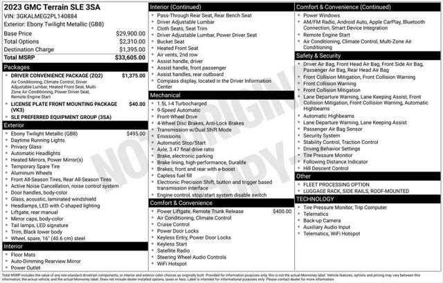 2023 GMC Terrain FWD SLE for sale in Cincinnati, OH