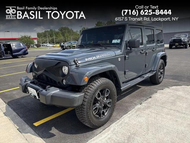 2017 Jeep Wrangler Unlimited Smoky Mountain 4x4 for sale in Lockport, NY