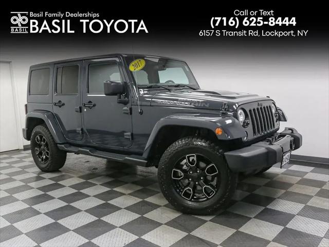 2017 Jeep Wrangler Unlimited Smoky Mountain 4x4 for sale in Lockport, NY