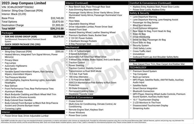 2023 Jeep Compass Limited 4x4 2023 Jeep Compass Limited 4x4