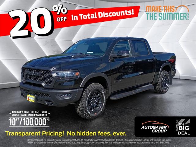 2026 Ram 1500 Rebel Crew Cab 4x4 5'7" Box for sale in Littleton, NH