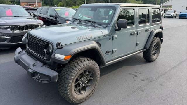 2024 Jeep Wrangler 4-Door Willys 4x4 2024 Jeep Wrangler 4-Door Willys 4x4