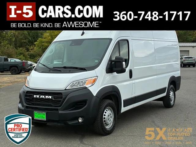 2025 Ram ProMaster 2500 Cargo Van Tradesman High Roof 159 WB w/Pass Seat for sale in Chehalis, WA
