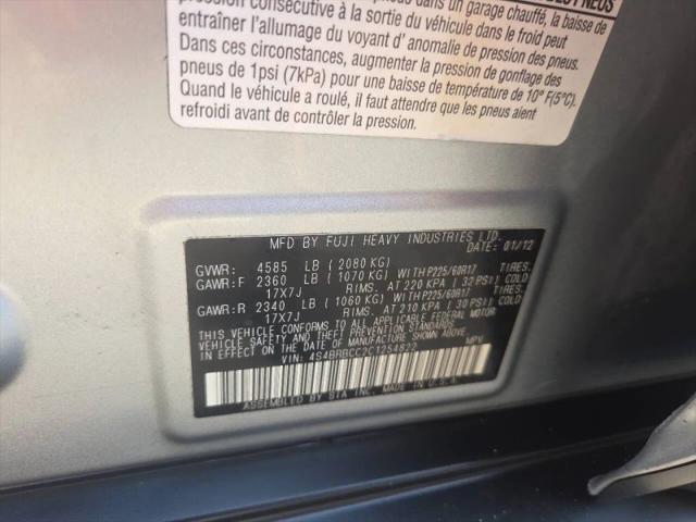 2012 Subaru Outback 2.5i Premium