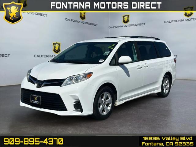 2020 Toyota Sienna LE for sale in Fontana, CA
