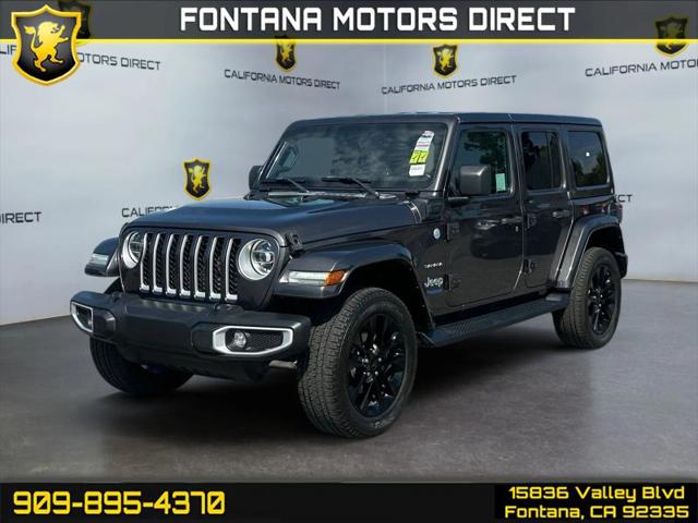 2021 Jeep Wrangler 4xe Unlimited Sahara 4x4 for sale in Fontana, CA