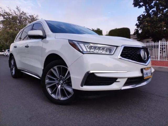 2018 Acura MDX w/Technology Package & AcuraWatch Plus Pkg for sale in North Hollywood, CA