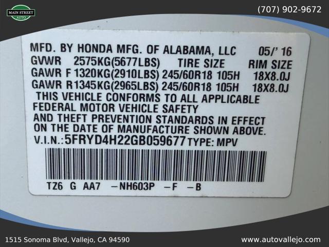 2016 Acura MDX Base