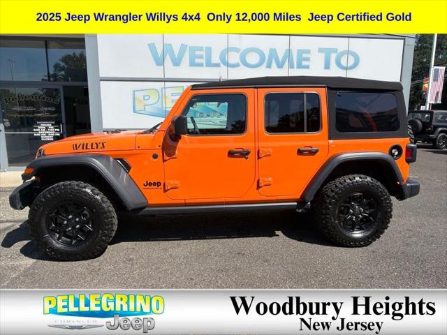 2025 Jeep Wrangler 4-Door Willys 4x4 2025 Jeep Wrangler 4-Door Willys 4x4