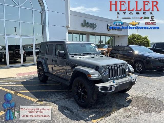 2022 Jeep Wrangler 4xe Unlimited Sahara 4x4 for sale in Pontiac, IL