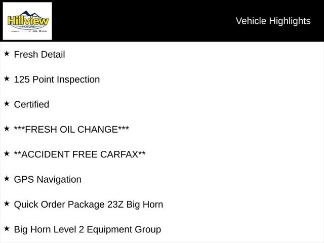 2025 RAM 1500 Big Horn Crew Cab 4x4 57 Box