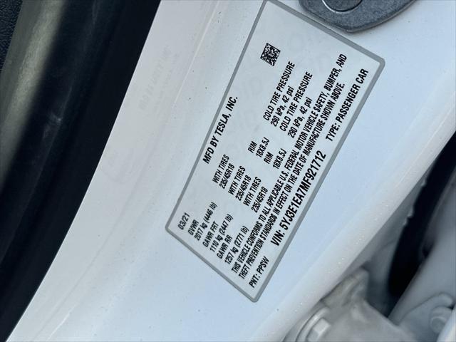 2021 Tesla Model 3 Standard Range Plus Rear-Wheel Drive