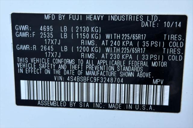 2015 Subaru Outback 2.5i Premium