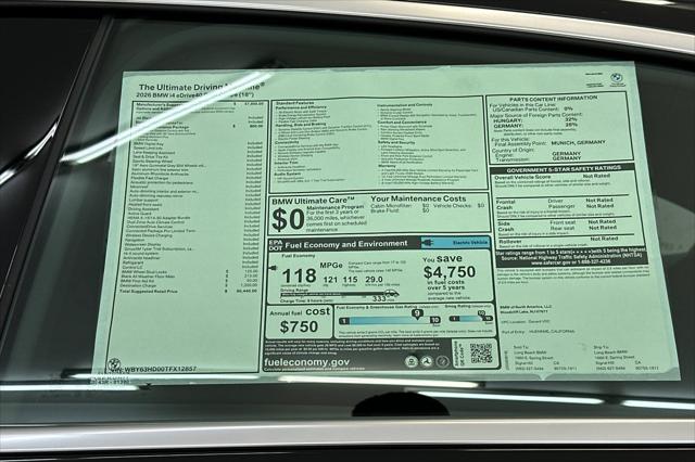 2026 BMW i4 eDrive40