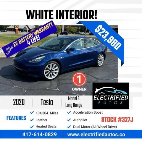 2020 Tesla Model 3 Long Range Dual Motor All-Wheel Drive for sale in Joplin, MO