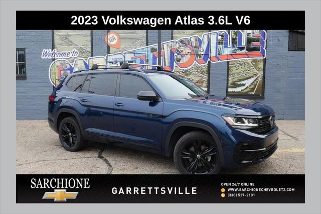 2023 Volkswagen Atlas 3.6L V6 SEL R-Line Black for sale in Garrettsville, OH