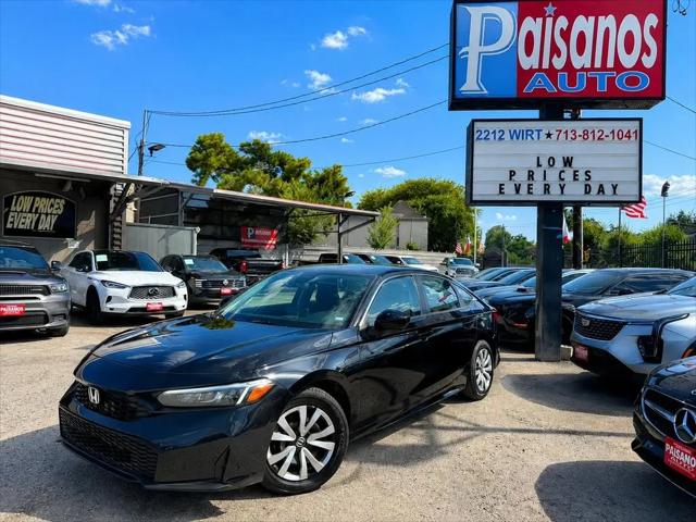 2025 Honda Civic LX for sale in Houston, TX