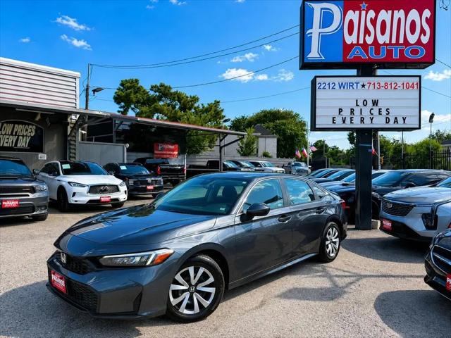 2025 Honda Civic LX for sale in Houston, TX